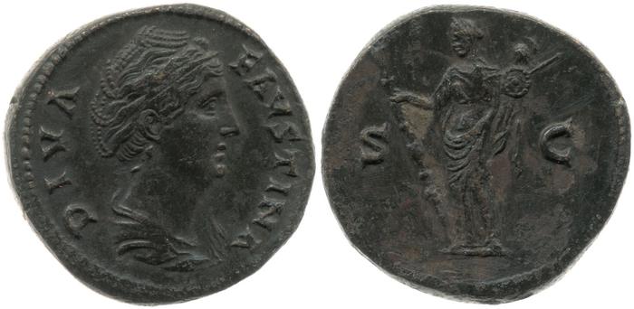 RIC III Antoninus Pius 1151, реверс, bm