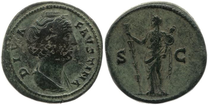 RIC III Antoninus Pius 1151, реверс, bm