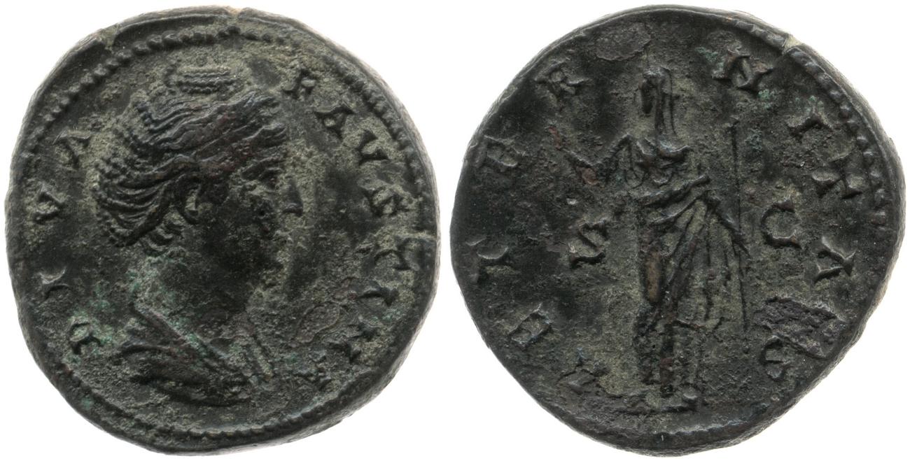 RIC III Antoninus Pius 1155, аверс, bm
