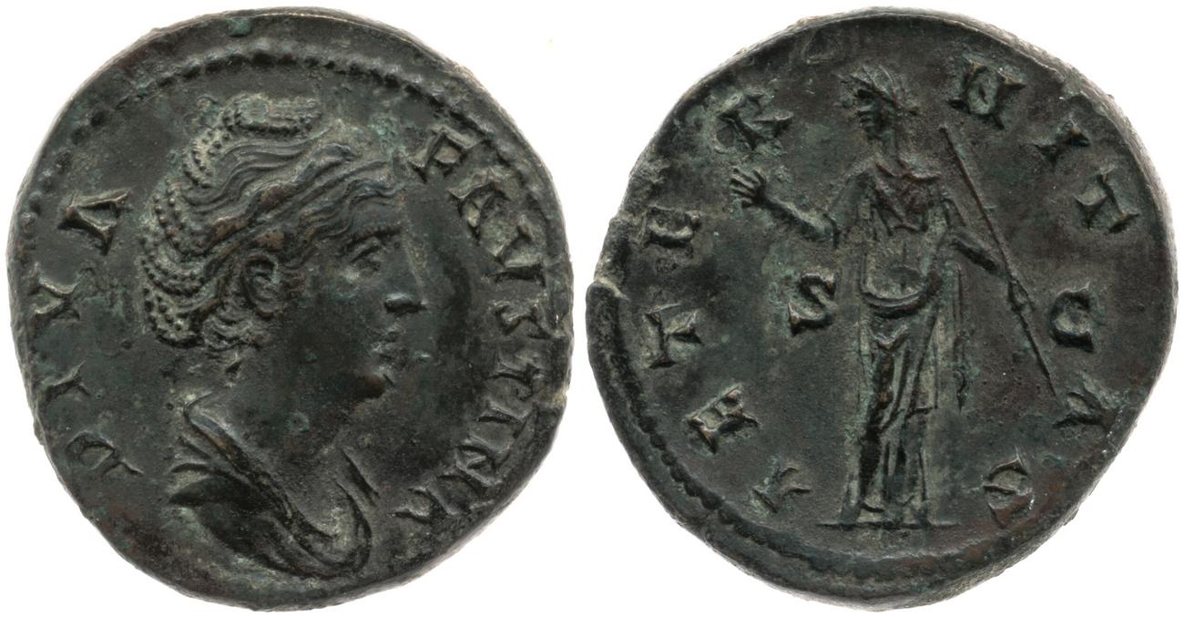 RIC III Antoninus Pius 1155, аверс, bm