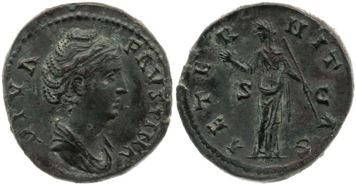 RIC III Antoninus Pius 1155, реверс, bm