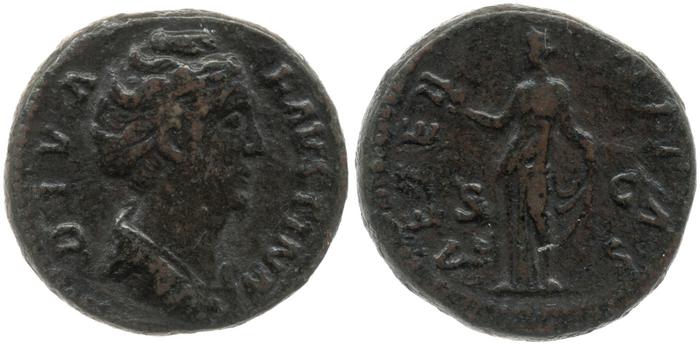 RIC III Antoninus Pius 1157, реверс, bm