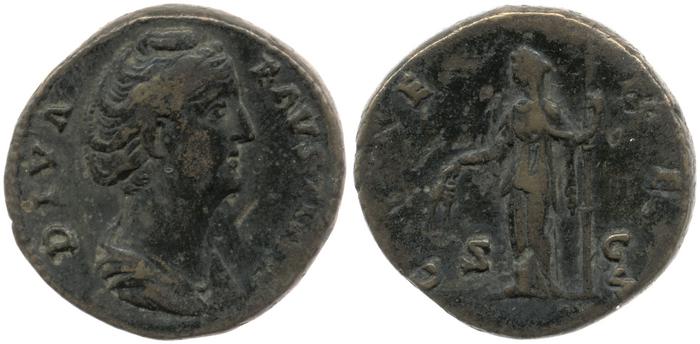 RIC III Antoninus Pius 1185, реверс, bm