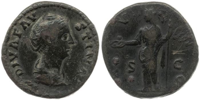 RIC III Antoninus Pius 1190, реверс, bm