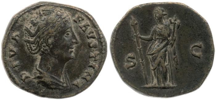 RIC III Antoninus Pius 1196, реверс, bm