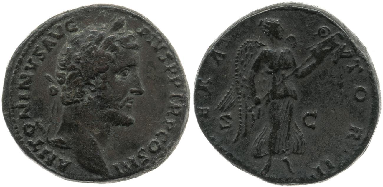 RIC III Antoninus Pius 717A, аверс, bm