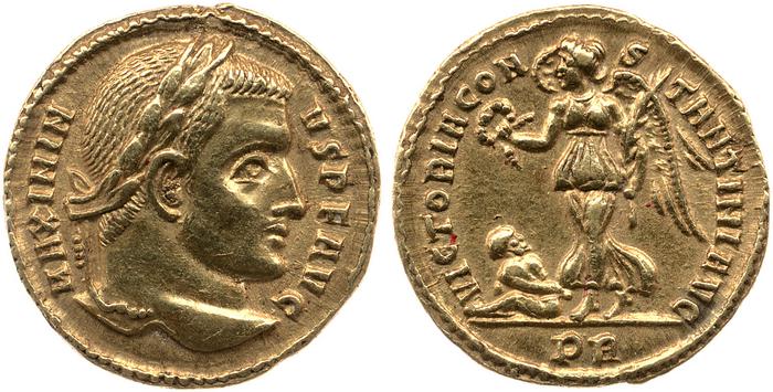 RIC VI Treveri 817b, реверс, bm