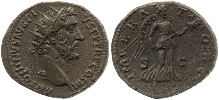 реверс RIC III Antoninus Pius 724
