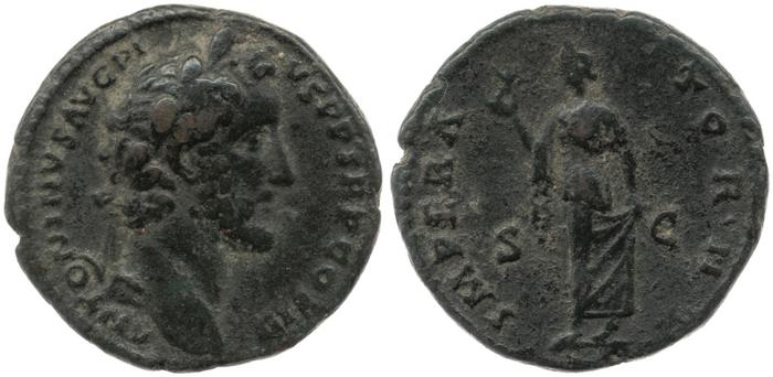 реверс RIC III Antoninus Pius 730