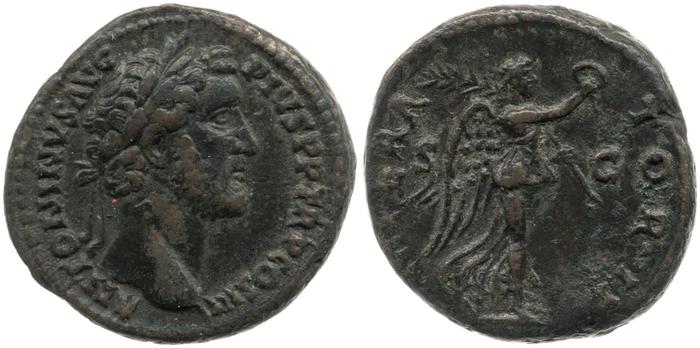 RIC III Antoninus Pius 731B, реверс, bm