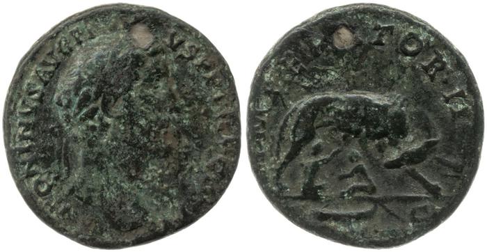 RIC III Antoninus Pius 734A, реверс, bm