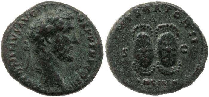 RIC III Antoninus Pius 736A, реверс, bm