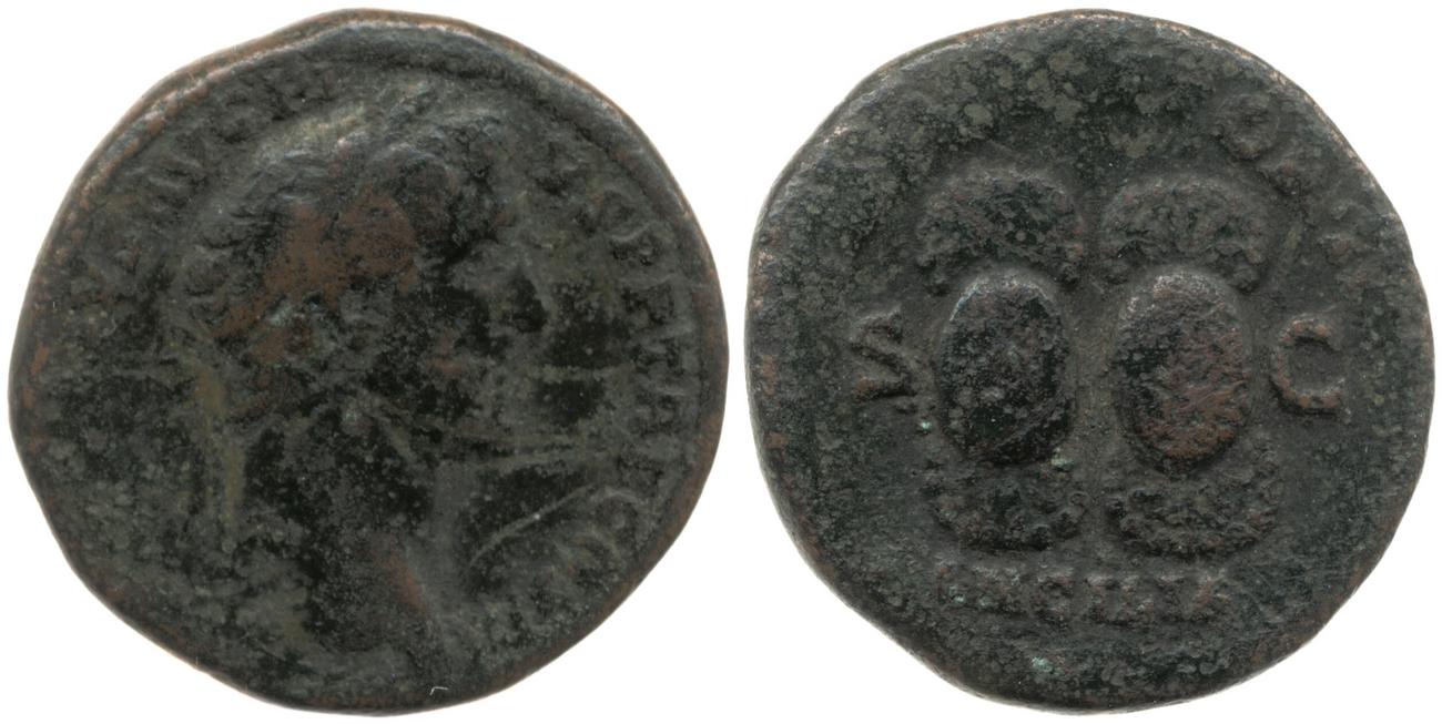 RIC III Antoninus Pius 736A, аверс, bm
