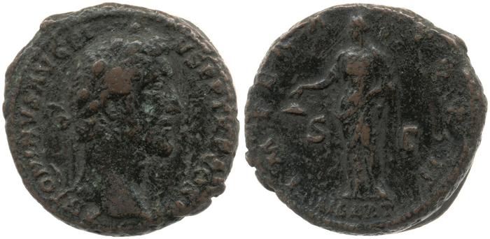 реверс RIC III Antoninus Pius 738
