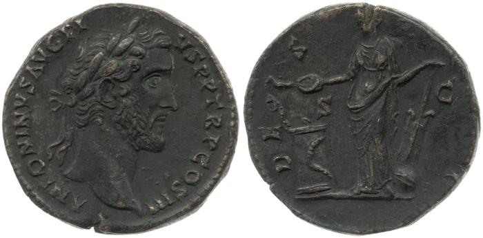 реверс RIC III Antoninus Pius 749