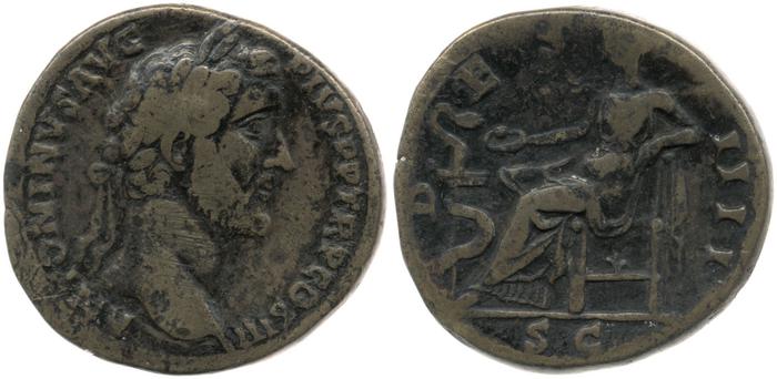 реверс RIC III Antoninus Pius 750
