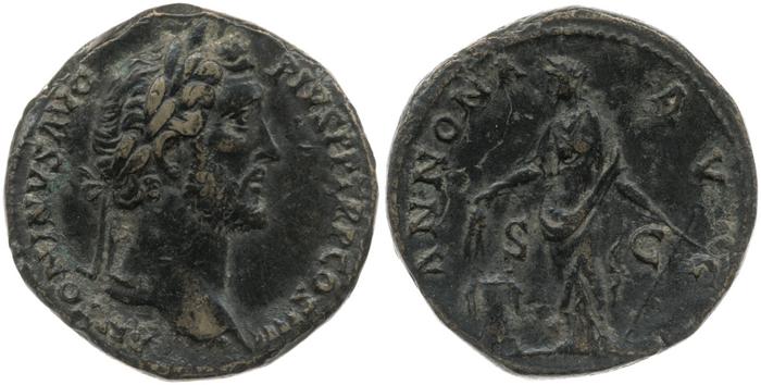 реверс RIC III Antoninus Pius 756