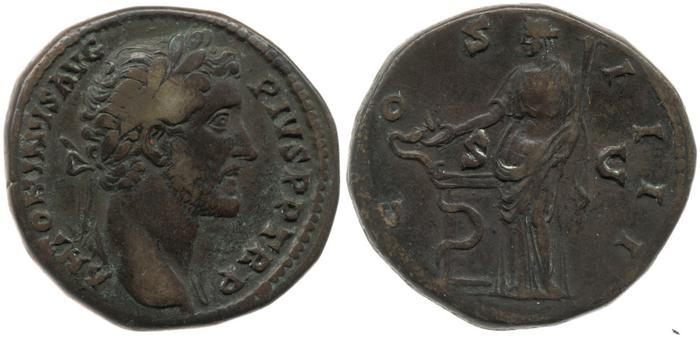 реверс RIC III Antoninus Pius 761
