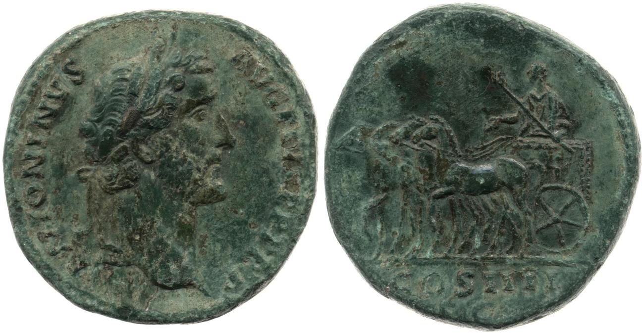 RIC III Antoninus Pius 767A, аверс, bm