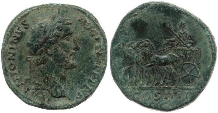 RIC III Antoninus Pius 767A, реверс, bm