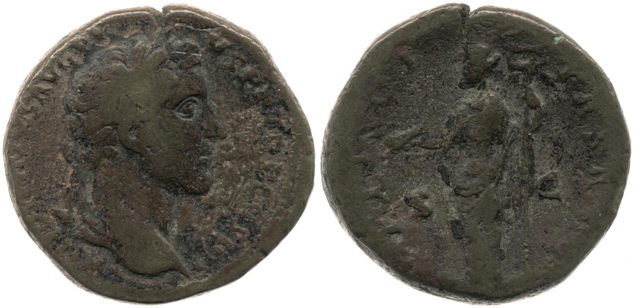 RIC III Antoninus Pius 770, аверс, bm