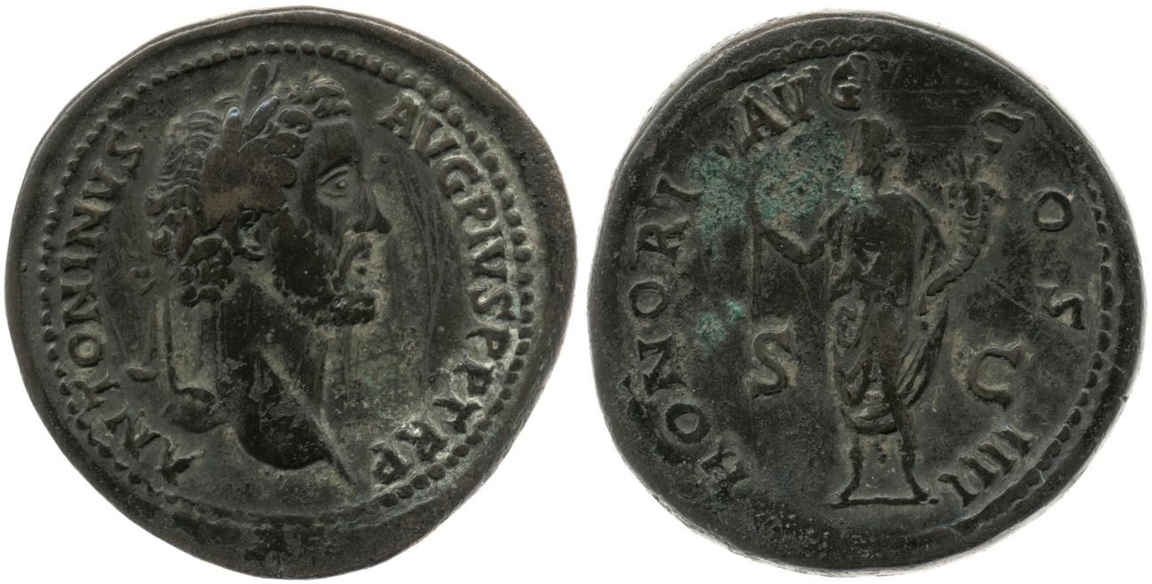 RIC III Antoninus Pius 772, аверс, bm
