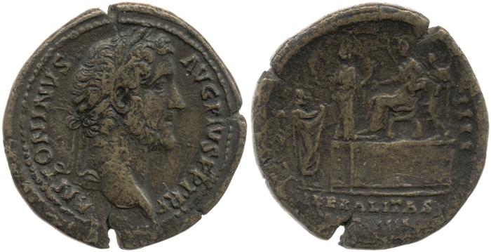 реверс RIC III Antoninus Pius 774