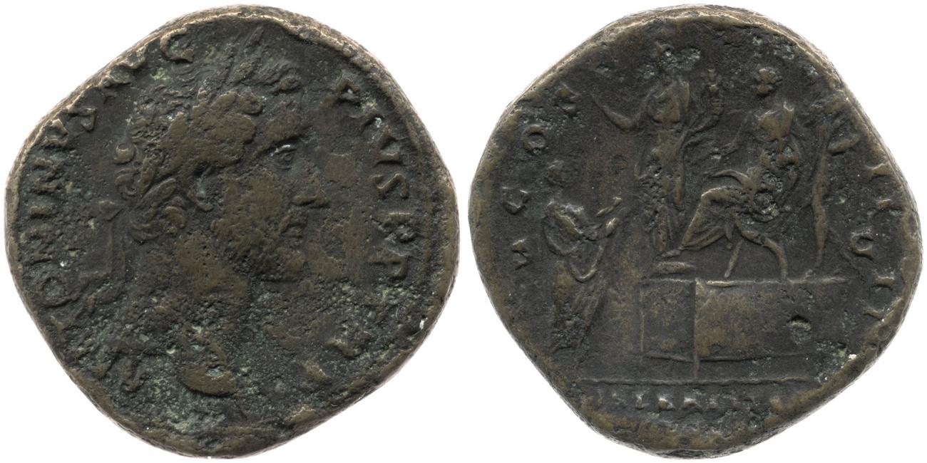 RIC III Antoninus Pius 774, аверс, bm