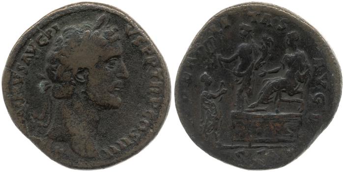 RIC III Antoninus Pius 775, реверс, bm