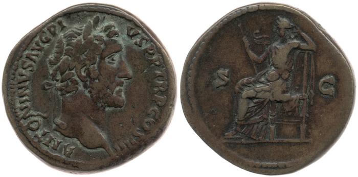 реверс RIC III Antoninus Pius 782