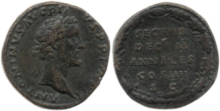 реверс RIC III Antoninus Pius 785