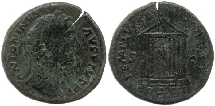 реверс RIC III Antoninus Pius 787