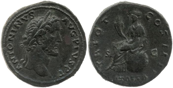 реверс RIC III Antoninus Pius 789