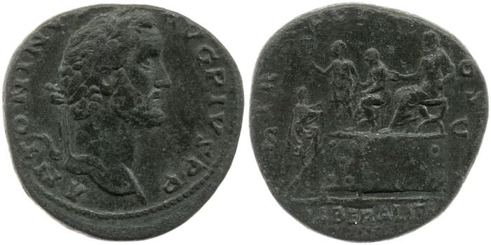 реверс RIC III Antoninus Pius 790