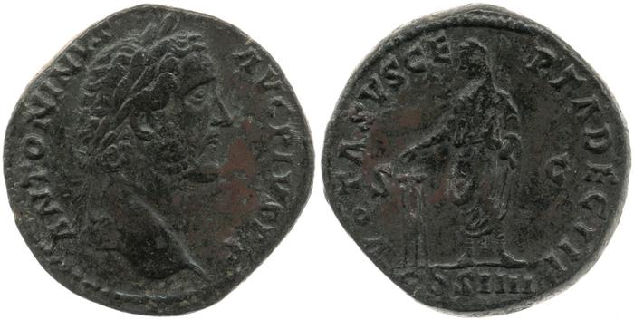 RIC III Antoninus Pius 794, реверс, bm