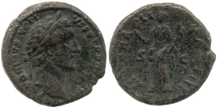 реверс RIC III Antoninus Pius 818