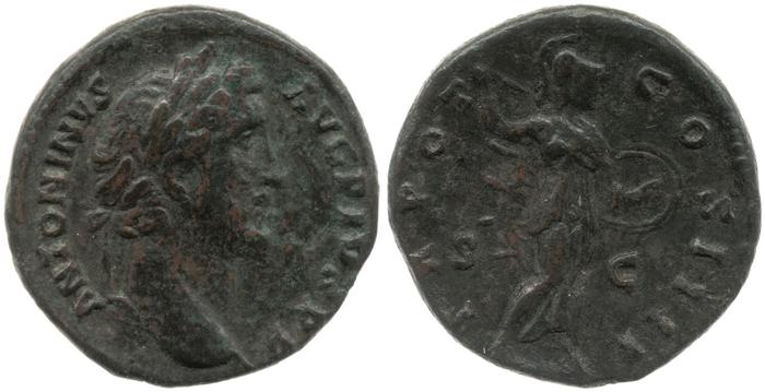 реверс RIC III Antoninus Pius 831