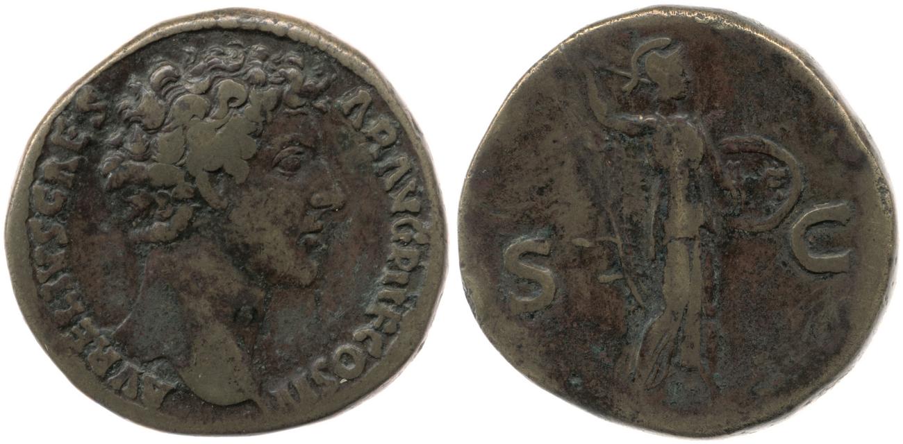 RIC III Antoninus Pius 1243A, аверс, bm