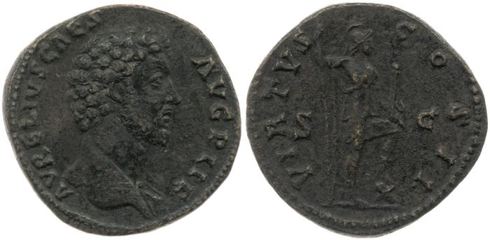 RIC III Antoninus Pius 1252, реверс, bm