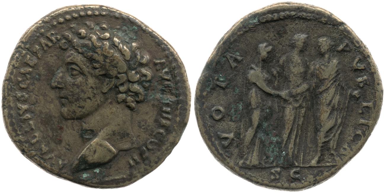 аверс RIC III Antoninus Pius 1253B