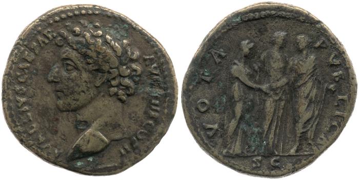 реверс RIC III Antoninus Pius 1253B