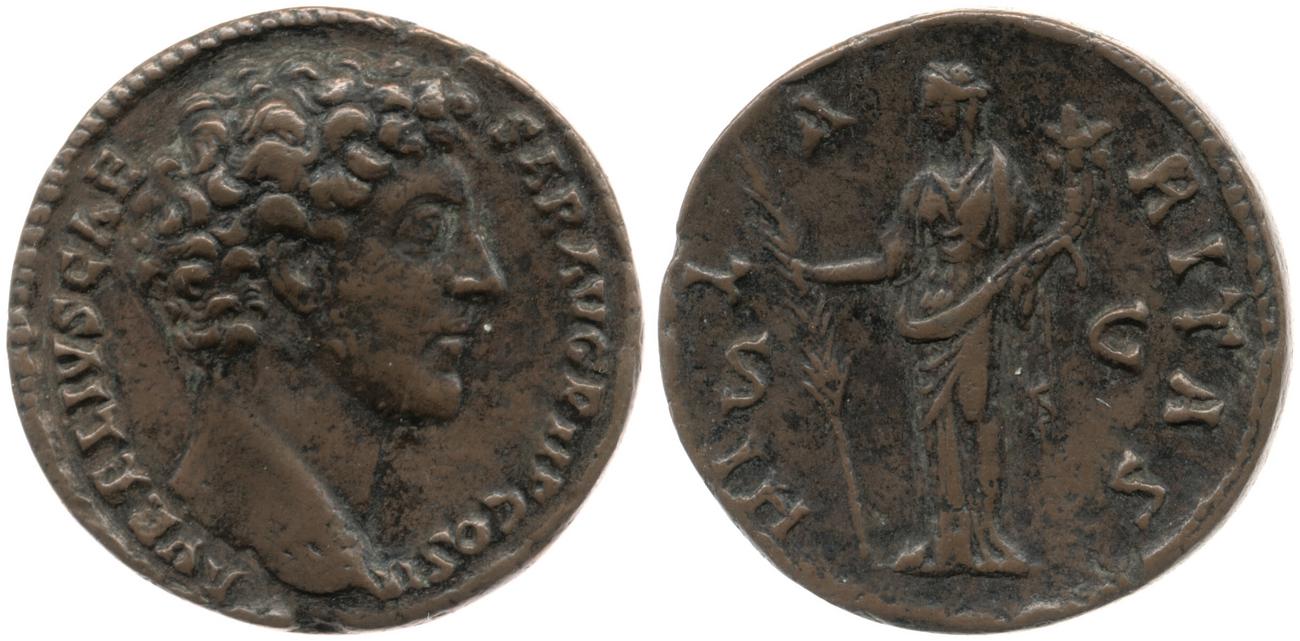 RIC III Antoninus Pius 1260, аверс, bm