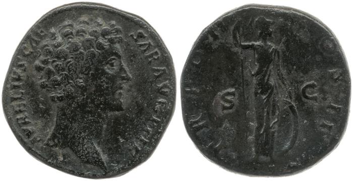 RIC III Antoninus Pius 1248, реверс, bm