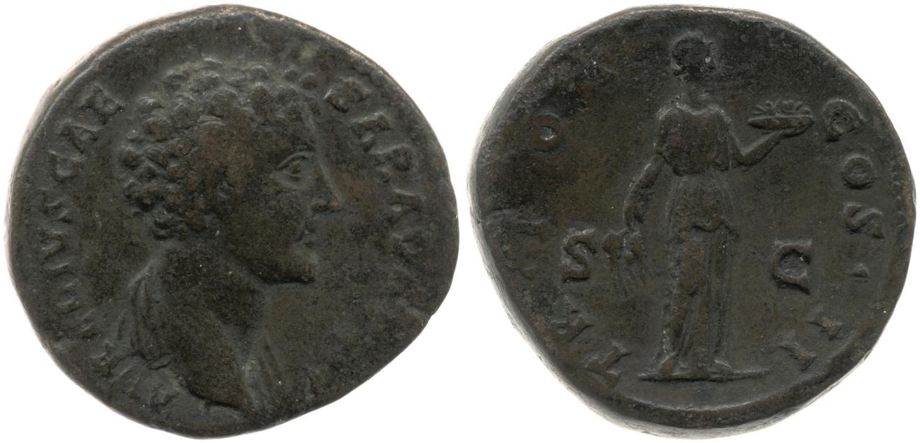 аверс RIC III Antoninus Pius 1250