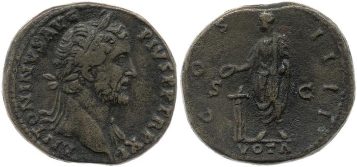 RIC III Antoninus Pius 844, реверс, bm