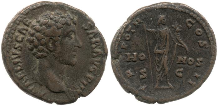 реверс RIC III Antoninus Pius 1271a