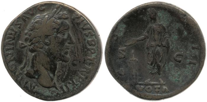 реверс RIC III Antoninus Pius 856
