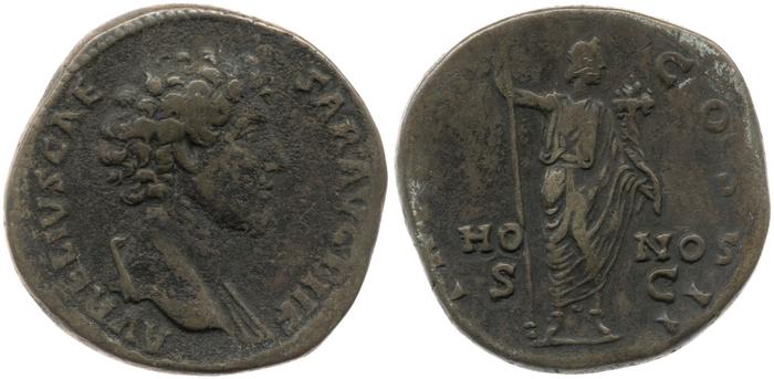 RIC III Antoninus Pius 1279, реверс, bm