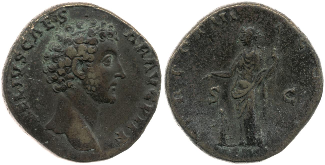 RIC III Antoninus Pius 1281A, аверс, bm