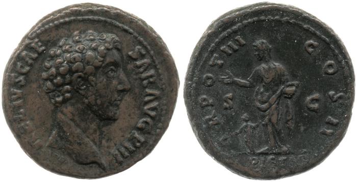 RIC III Antoninus Pius 1293a, реверс, bm